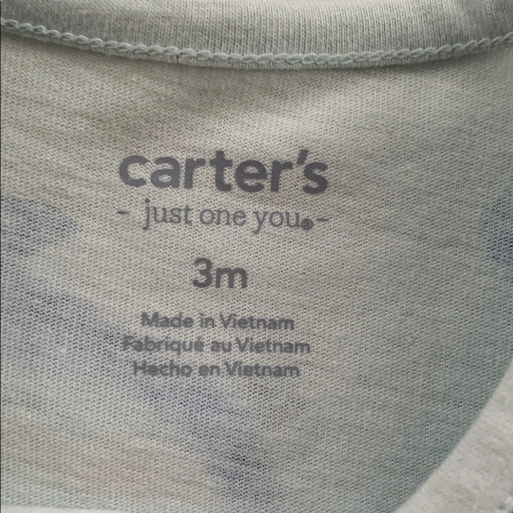 NWT Carter’s Blue Shark Shorts Set 3M Baby Boy Outfit